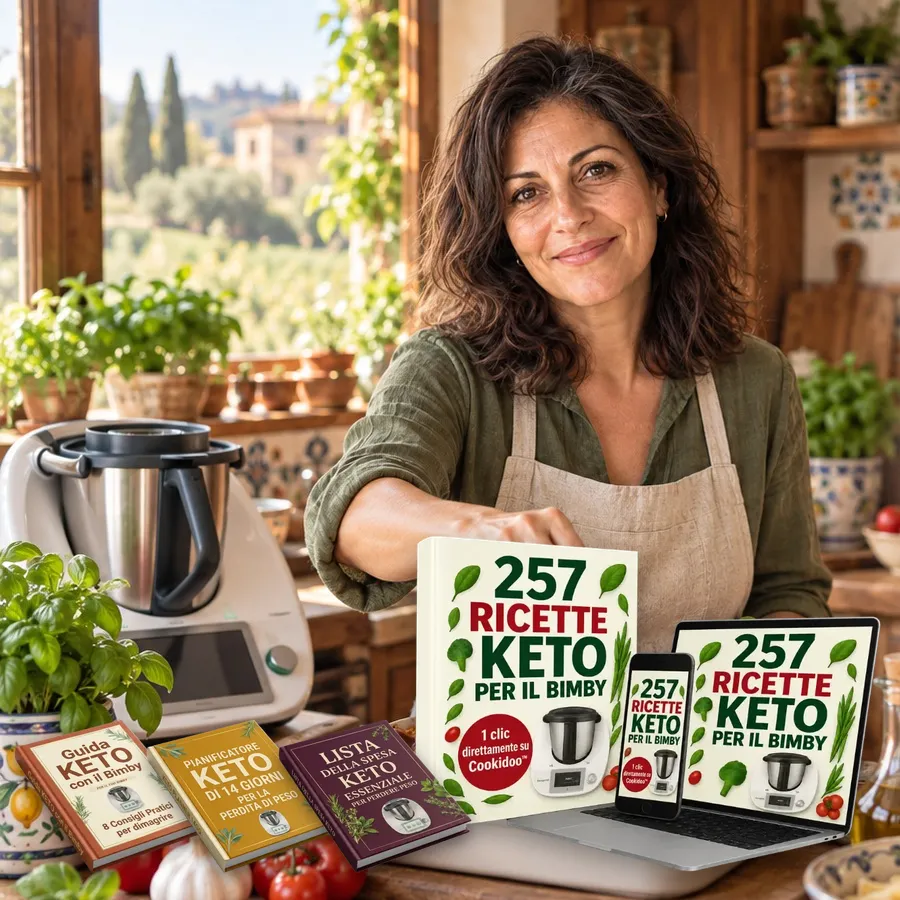 Chef con il ricettario 257 ricette keto per il Bimby e il robot da cucina