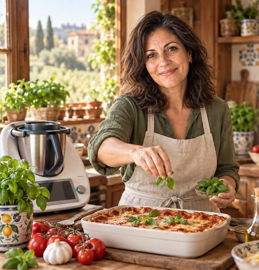 Chef Giulia Rossi nella sua cucina