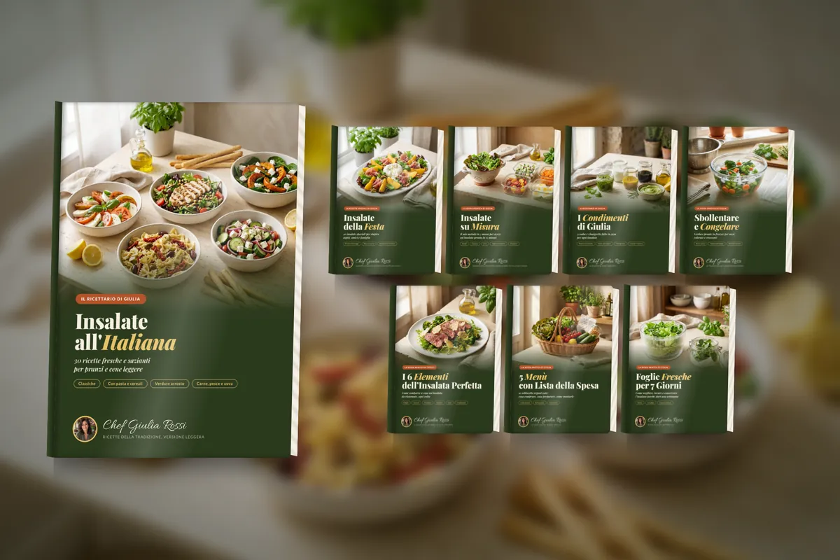 Gli 8 e-book di Insalate all'Italiana