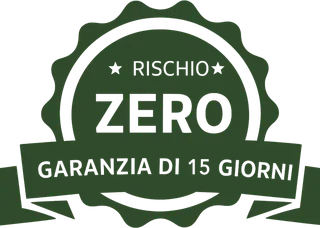 Rischio zero, garanzia di 15 giorni